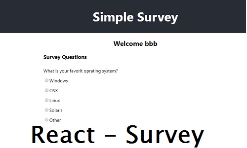 Card image React-survey