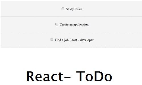 React - ToDo Image
